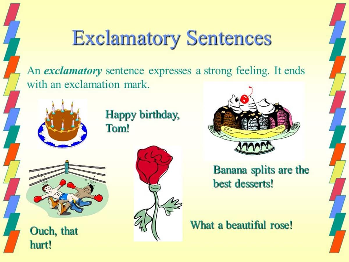  Exclamatory Sentence 